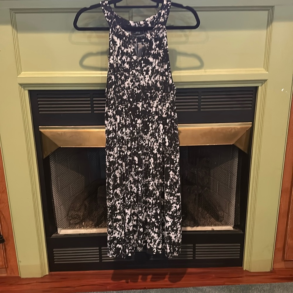 Black and white dress